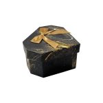 جعبه تک سایز الماس چهار عددی مشکی طرحدار