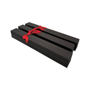 جعبه گل تک شاخه سه عددی رمانتیک